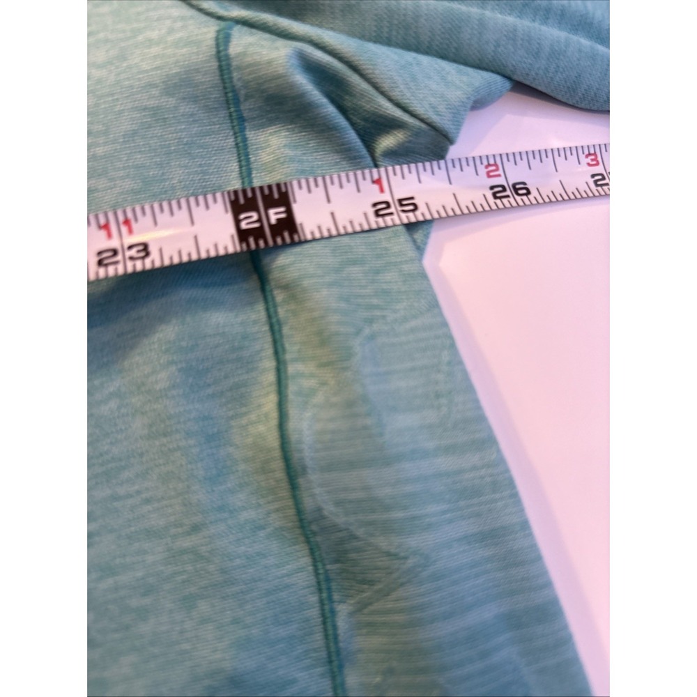 Tommy Bahama Sea Glass Green Island Zone Palm Coast Quarter Zip LightwtMen's XLT - Picture 6 of 9